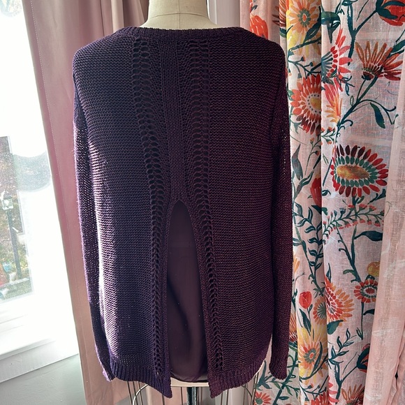 EUC Lucky Brand Iridescent Yarn Sweater Size XL - Picture 2 of 7